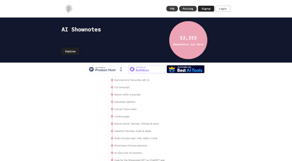 Shownotes