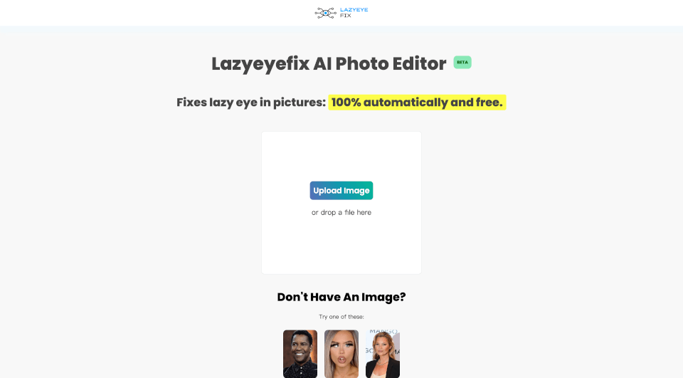 Lazyeyefix AI Photo Editor