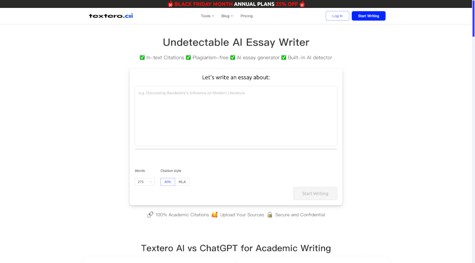 Textero AI Essay Writer