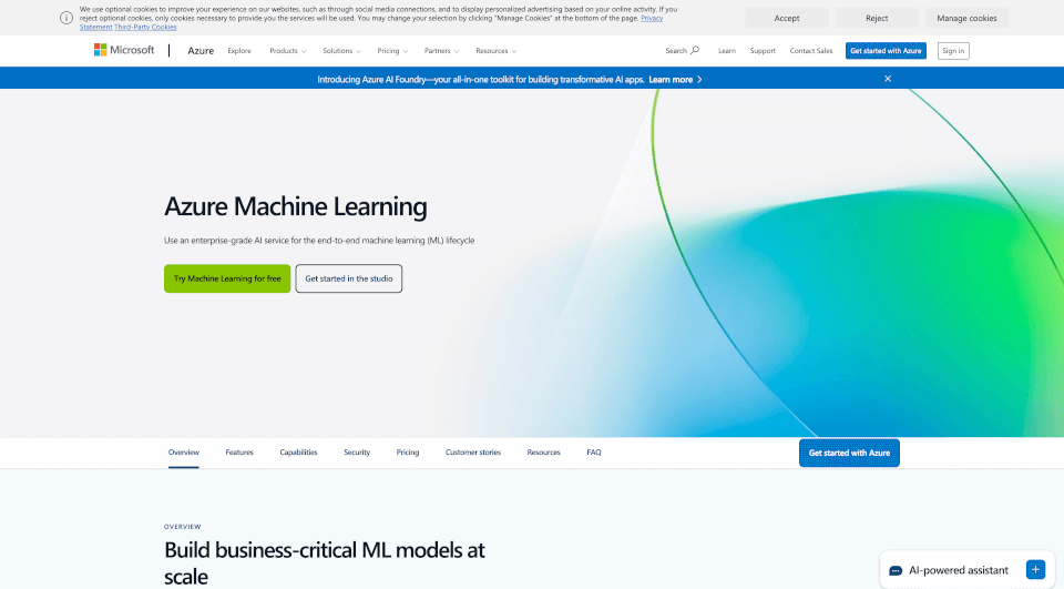 Azure Machine Learning