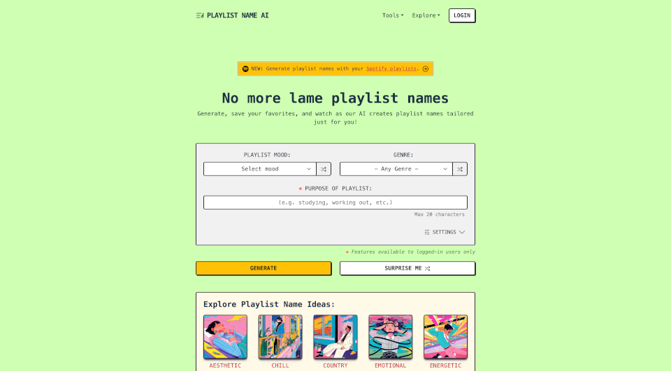 PlaylistName AI