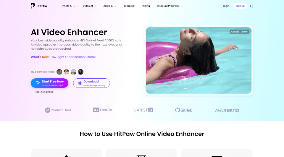 HitPaw Online Video Enhancer