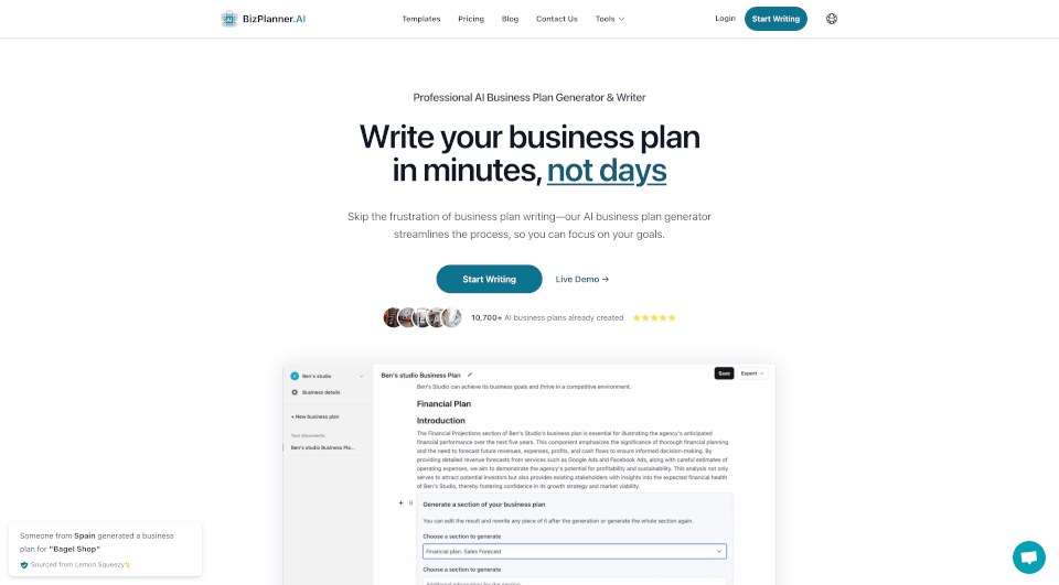 BizPlanner.ai