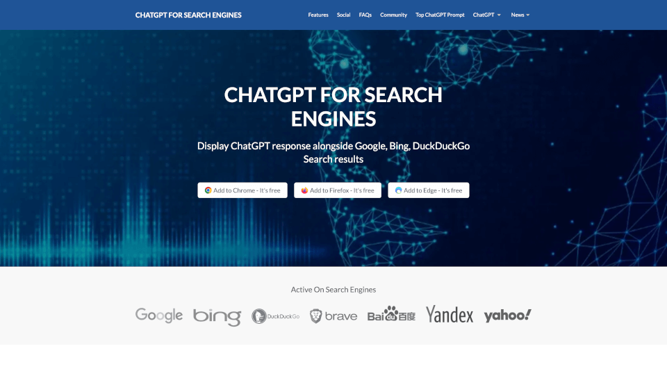 ChatGPT for Search Engines - Chatonai