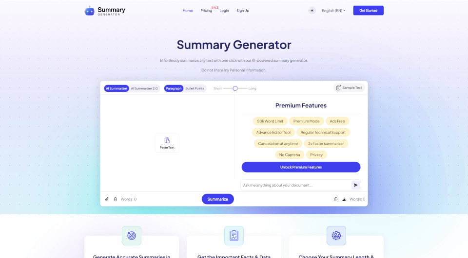 SummaryGenerator.io