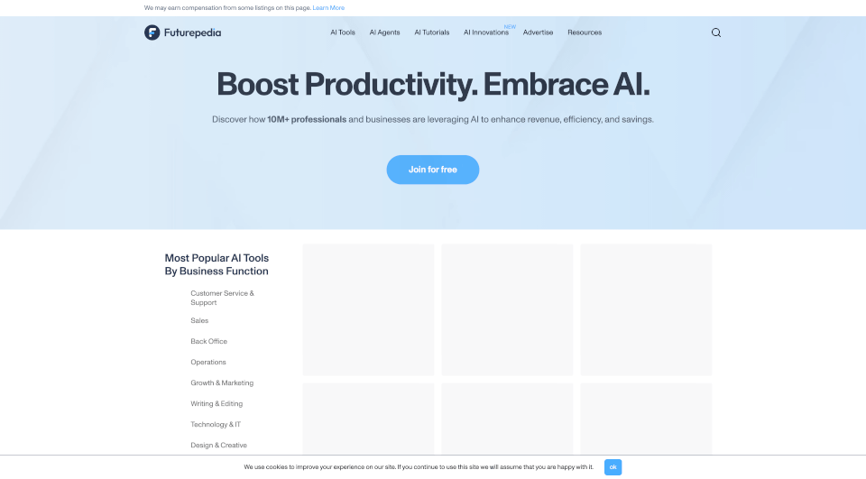 Futurepedia - Find The Best AI Tools & Software