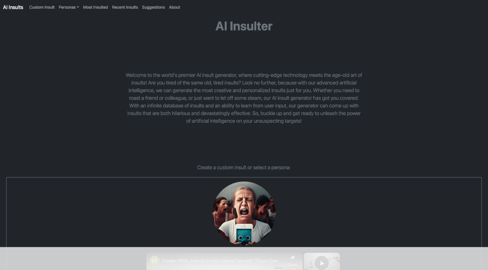 AI Insult Generator