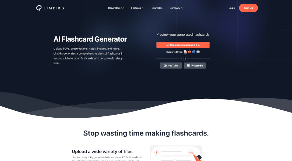 Limbiks - AI Flashcard Generator