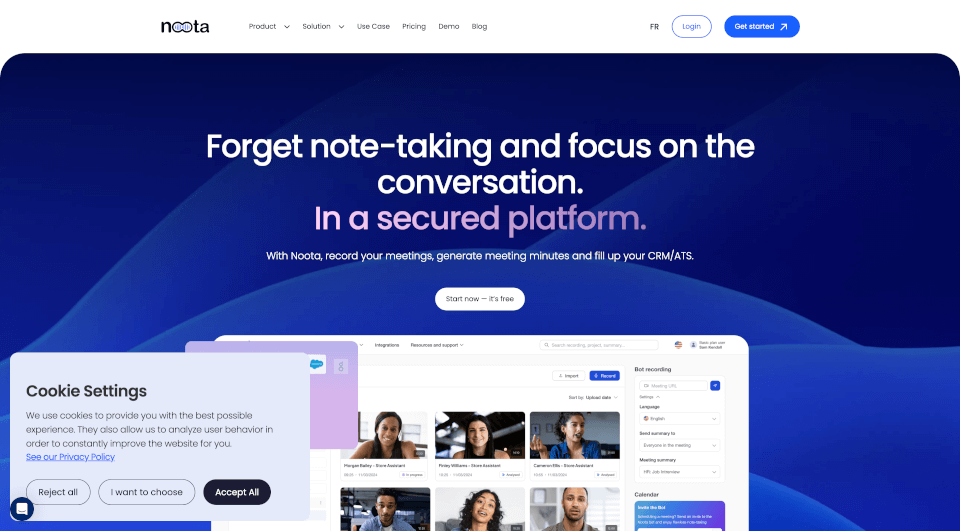 Noota | Free Meeting Recorder & AI-Generated Notes