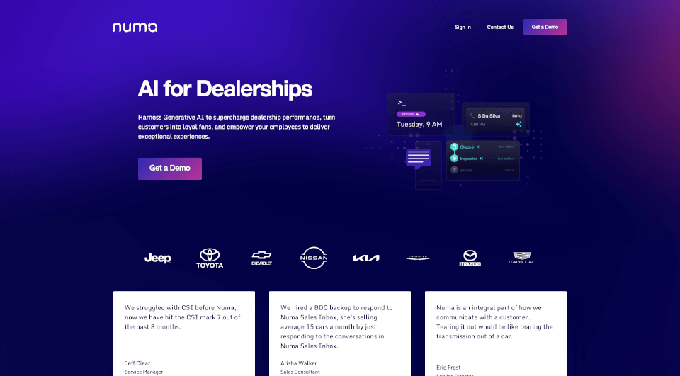 Numa | AI for Dealerships