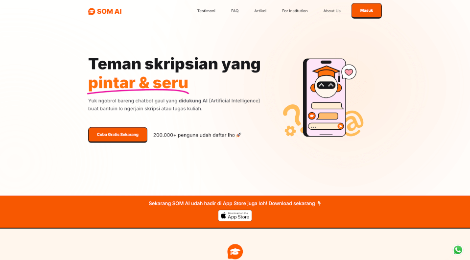 SOM AI - Skripsian Santai dibantu AI