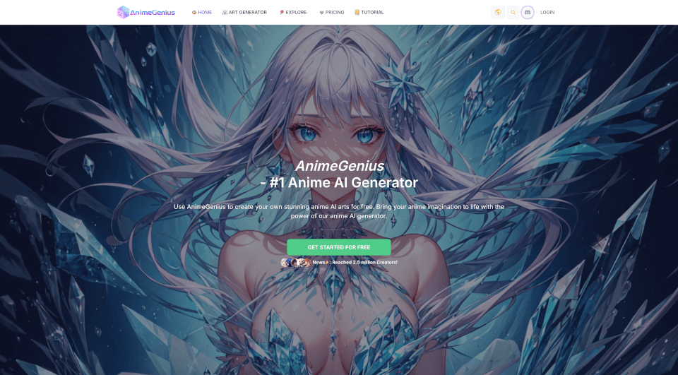 AnimeGenius - Anime AI Generator