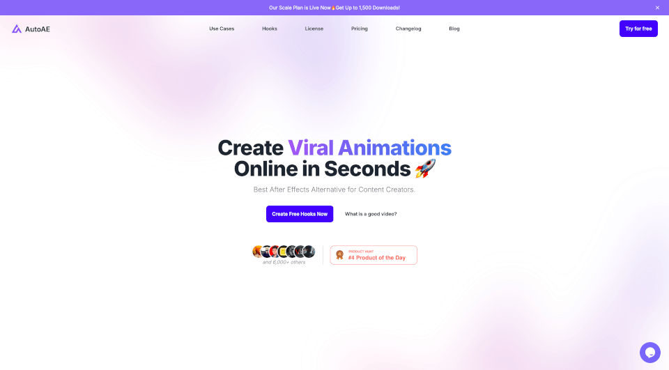 AutoAE: Viral Hooks & YouTube Video Online Generator