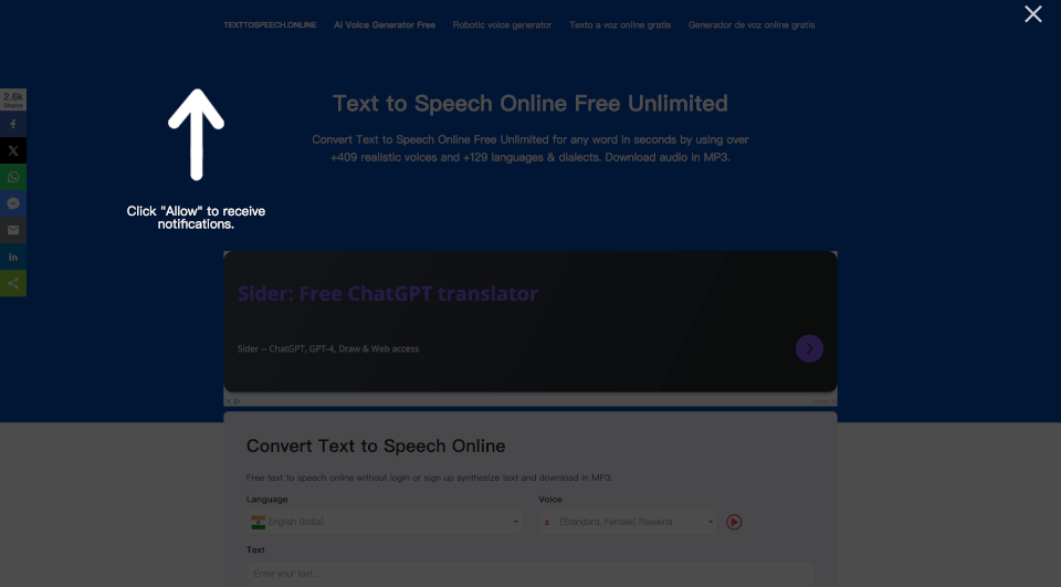 Text to Speech Online